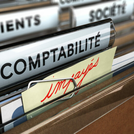 Comptabilité, recouvrement des créances, ou impayés comptables.